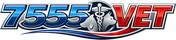 7555 vet লোগো